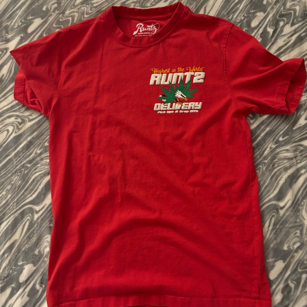 Runtz couriers red t shirt